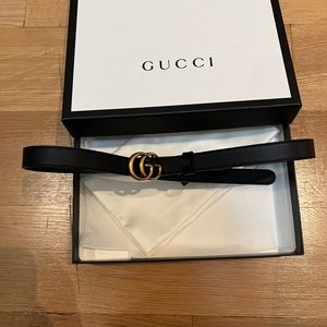 Gucci belt with double G buckle